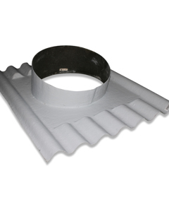 Roof sheet D650 /30 gray for slope